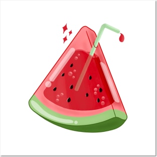 Watermelon Juice Posters and Art